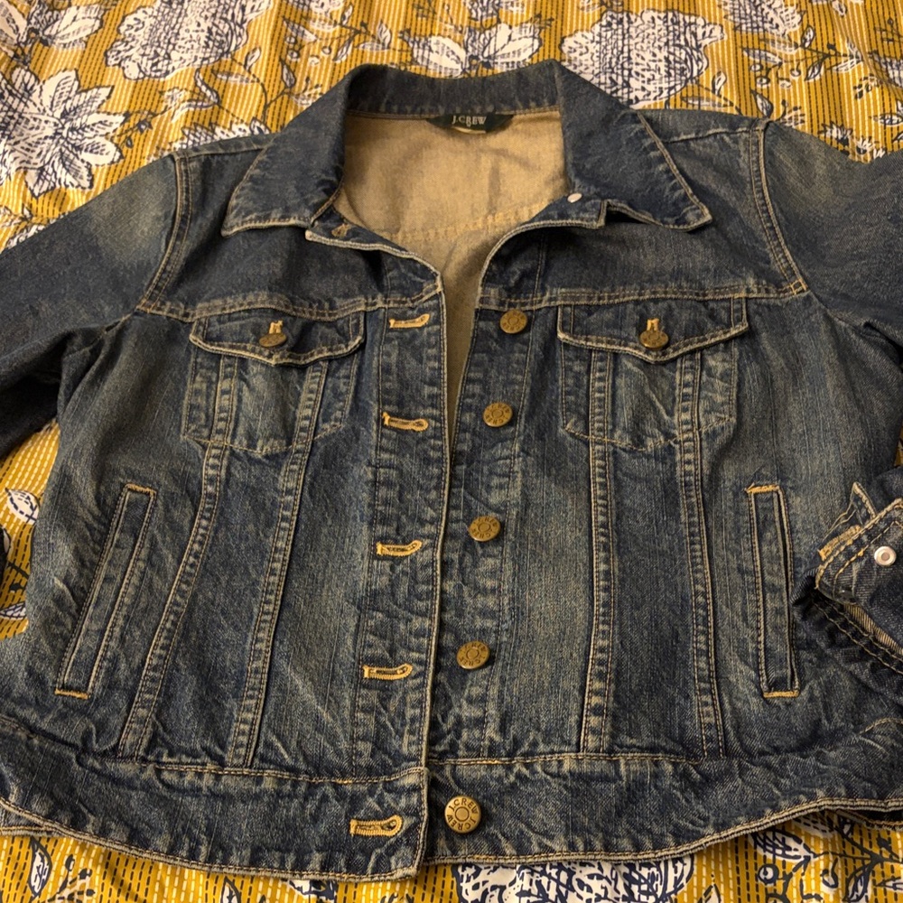 J. Crew Dark Blue Denim Jacket